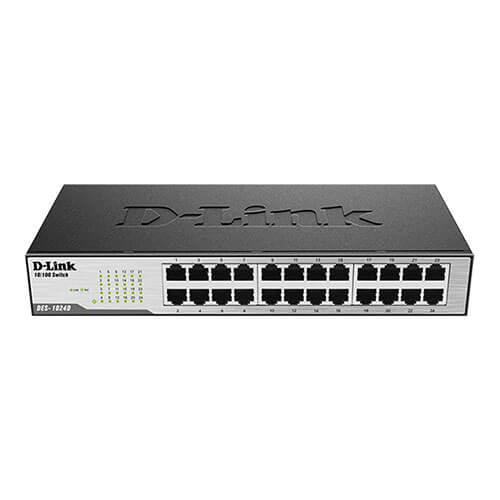 24-Port D-Link DES-1024D Fast Unmanaged switch
