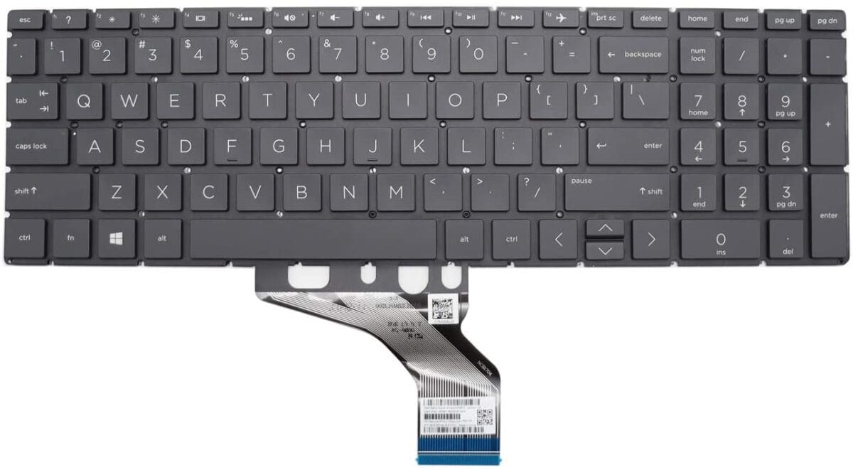 HP 250 G7 255 G7 256 G7 US Layout Non-Backlit Keyboard in Nairobi Kenya - Image 1