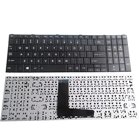 Toshiba Satellite C50  C50-B C50A-B C50D-B C50T-B C55-A C55-B L50-B C55D-B C55DT-B C55T-B Series Black UK Layout Laptop Keyboard - Image 1
