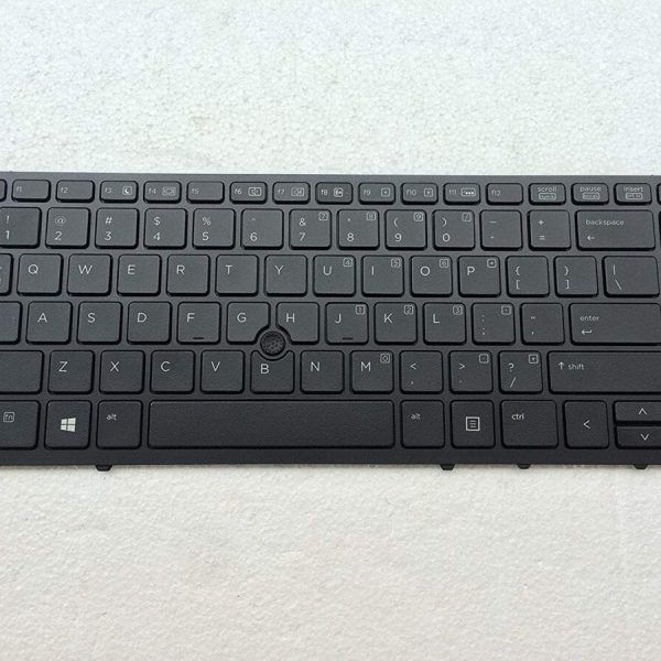 New Laptop Keyboard for EliteBook 840 G1 G2 / 850 G1 G2 / HP ZBook 14 Mobile US Layout NSK-CP2BV 9Z.N9JBV.201 6037B0086601 Black Frame Backlight 840 G1