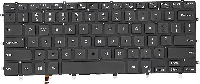 Dell XPS 15 9550 / 9560 / 9570, Precision 5510 / 5520 / 5530 / 5540, Inspiron 15 7558 / 7568 Laptop Keyboard US Layout