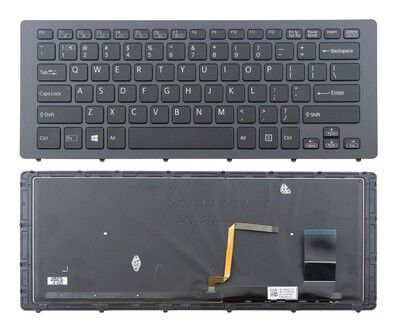 Sony SVF15N Black Laptop Keyboard