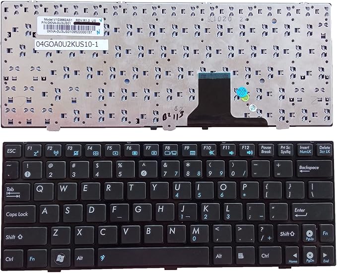 ASUS Eee PC EPC1000PEB Laptop Keyboard US Layout Black ASUS Eee PC EPC1000PEB Laptop Keyboard US Layout Black