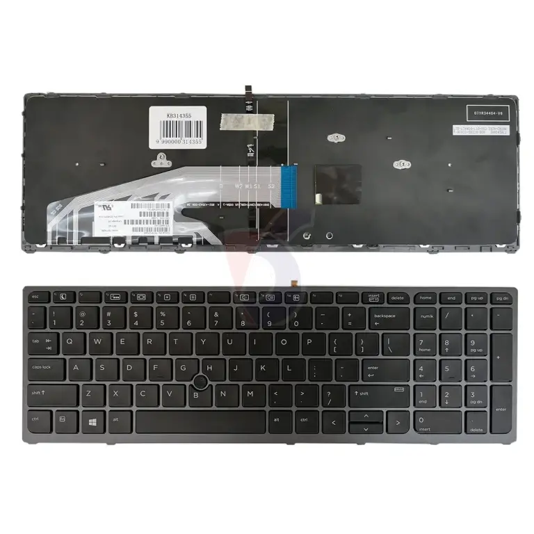 HP ZBook 15 G3 Laptop Keyboard US Layout With Backlight