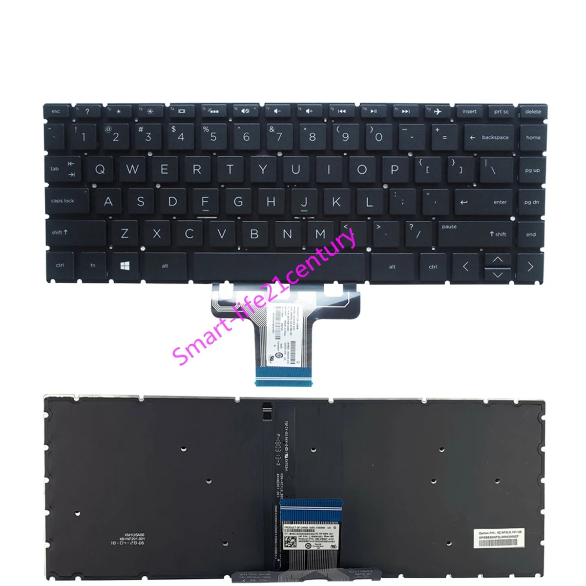 HP 14-CK 14-CM 14-CS 14-CY 14-DA 14-CE 14-DF 14-DG Laptop Keyboard US Layout Backlight
