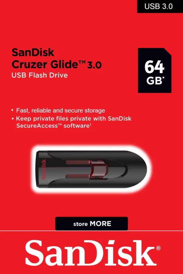 SanDisk Cruzer Glide 64GB Flash Drive
