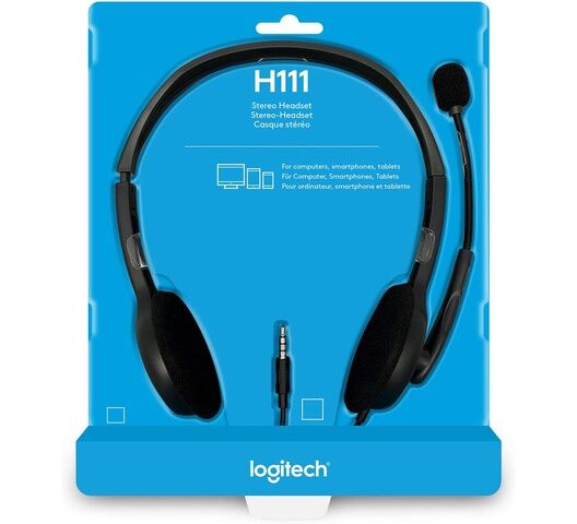 The Logitech H111 Stereo Headset