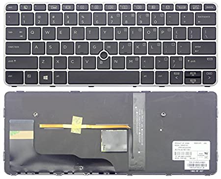 HP EliteBook 725 G3 725 G4 820 G3 820 G4 US Backlit New Original Keyboard - Image 1