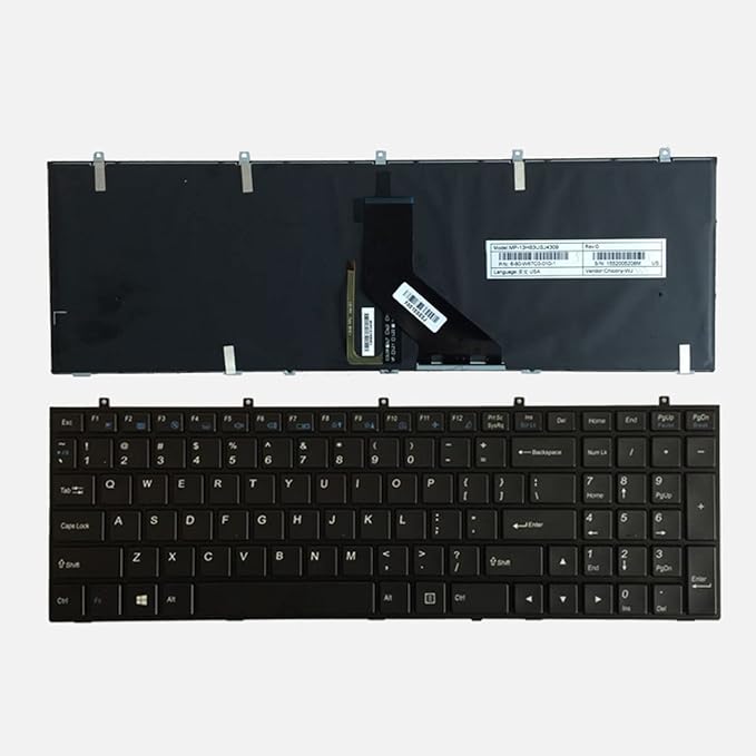 HASEE DNS Clevo K660E / K760E / K750C / K710C / K650C / CW35 / SW35S / CW37 / CW37S / K650S / K750S / K590S / K790S / Ares E102 Laptop Keyboard US Layout