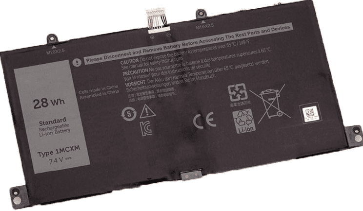 DELL 1MCXM DELL 1MCXM 7.4V‑28Wh‑3780mAh Latitude 5175 5179 PKG3N G3JT | 2‑Cell | 3750mAh