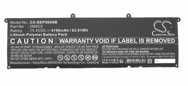 DELL 2M0C5 11.55V‑99.5Wh‑8615mAh Precision 5680 5690 | 3‑Cell | 8600mAh