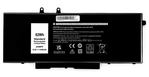 DELL 3HWPP 15.2V‑68Wh‑4474mAh Latitude 5401 5410 3541 3551 | 4‑Cell | 2600mAh