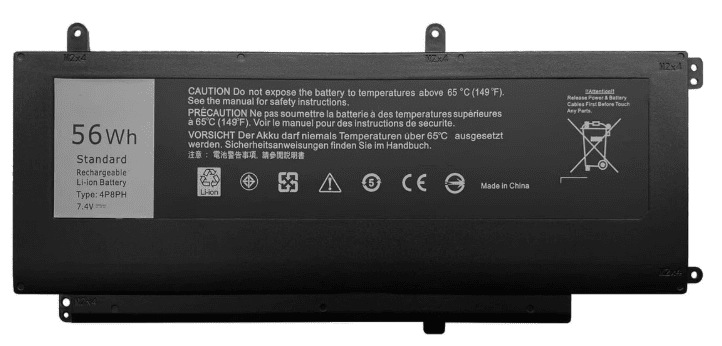 DELL 4P8PH Inspiron 15 5000 7548 7547 Battery | 4 Cells | 7400mAh