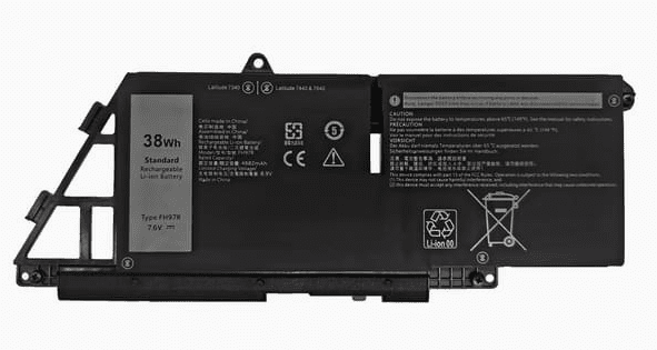 DELL FH97R Latitude 7340 7440 7640 76KVG 599M7 FH97R 2 Cells 4800mAh
