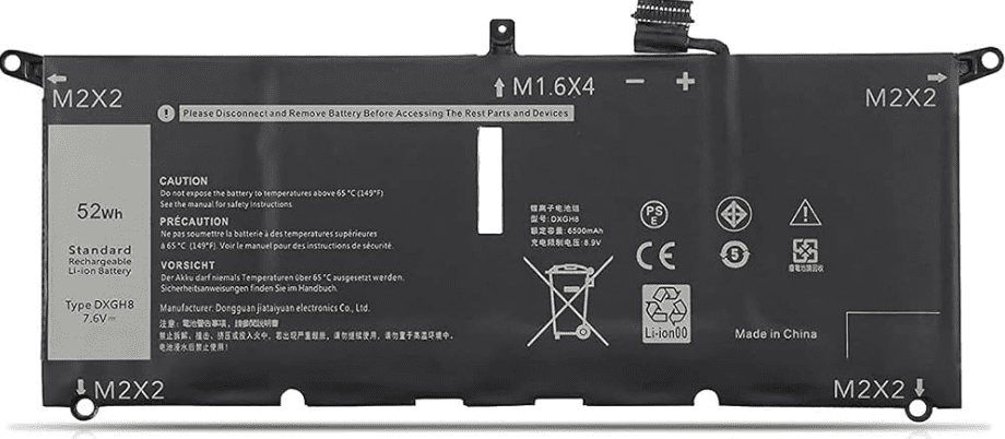 DELL HK6N5 XPS 13 9370 9380 7390 9305 P82G P113G 4 Cells 5600mAh