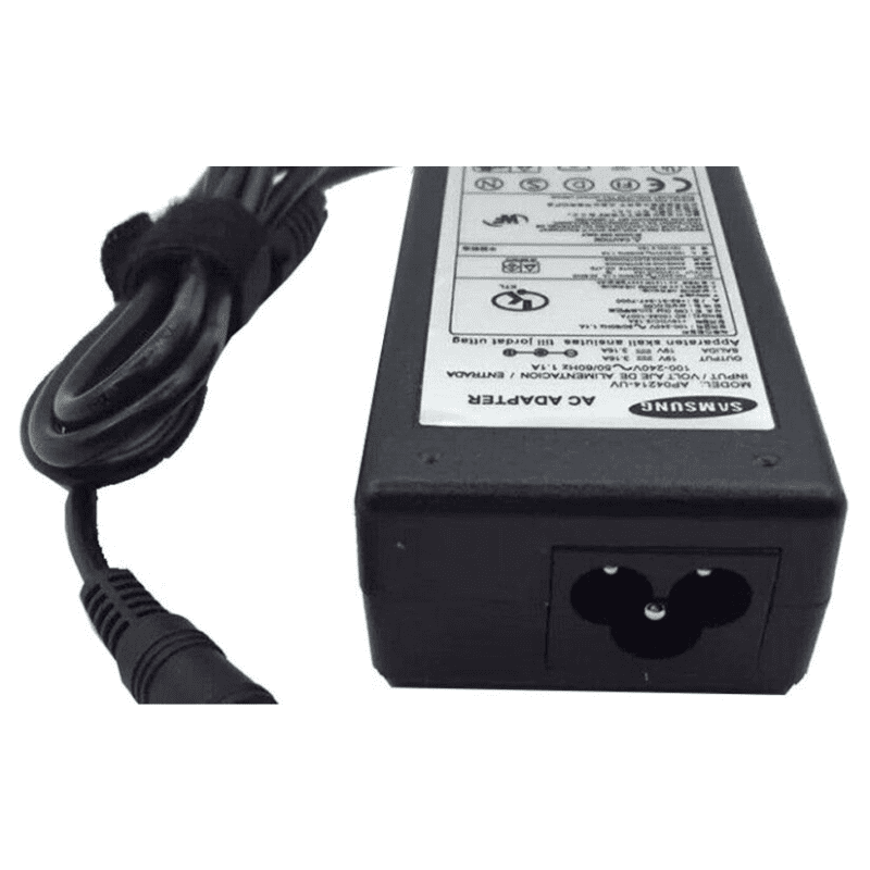 Samsung-AC-Adapter-Charger-19V-2.1A-40W-5.53.0mm-Pin.png Samsung AC Adapter Charger 19V 2.1A 40W 5.5*3.0mm Pin - Image 1