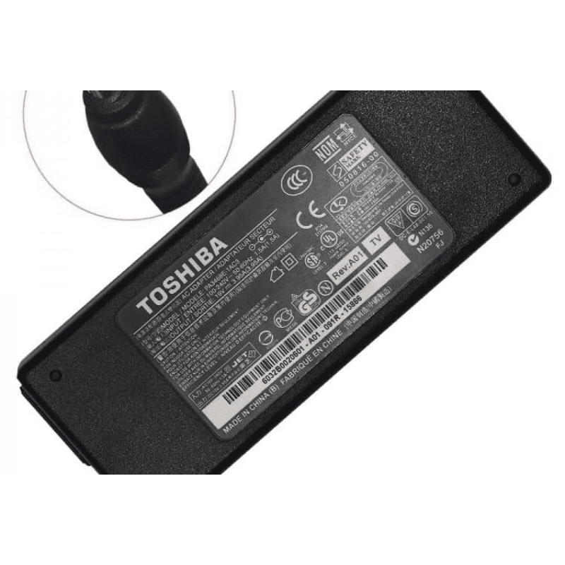 Toshiba-19v-3.95A-2.5mm-Laptop-Charger.png Toshiba 19v 3.95A 2.5mm Laptop Charger - Image 1