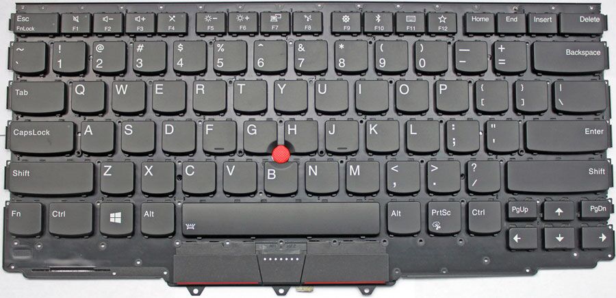 keyboard for Lenovo ThinkPad X1 yoga 2nd generation 20jd 20je 20jf 20jg us backlit With Top Frame - Image 1